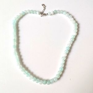 Source Unknown Pastel Green Beaded Necklace